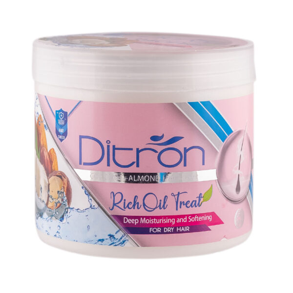 ماسک مو نارگیل + بادام(با آبکشی) دیترون - رجین رخ