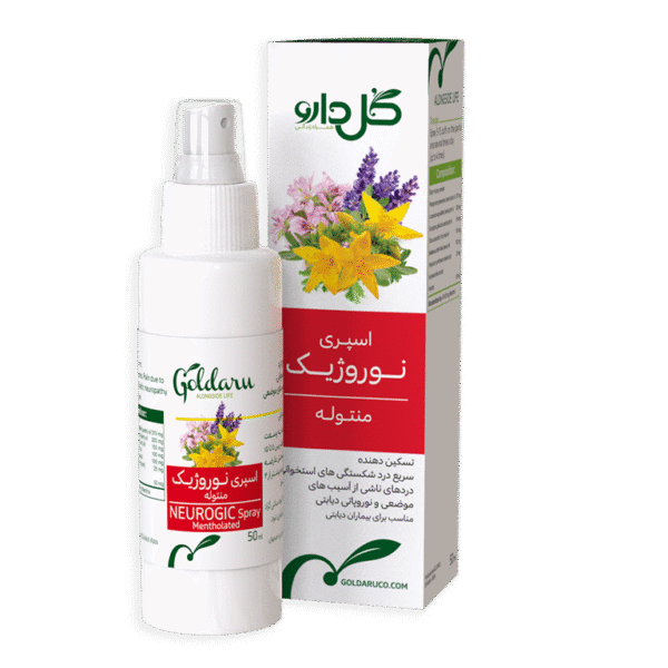 اسپری نوروژیک منتوله - شرکت داروسازی گل دارو