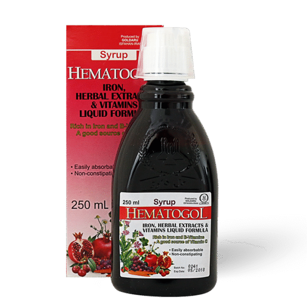 شربت هماتوگل - شرکت داروسازی گل دارو