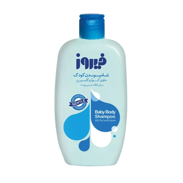 شامپو بدن حاوی عصاره گوار و گلیسیرین آبی فیروز | گروه بهداشتی فیروز