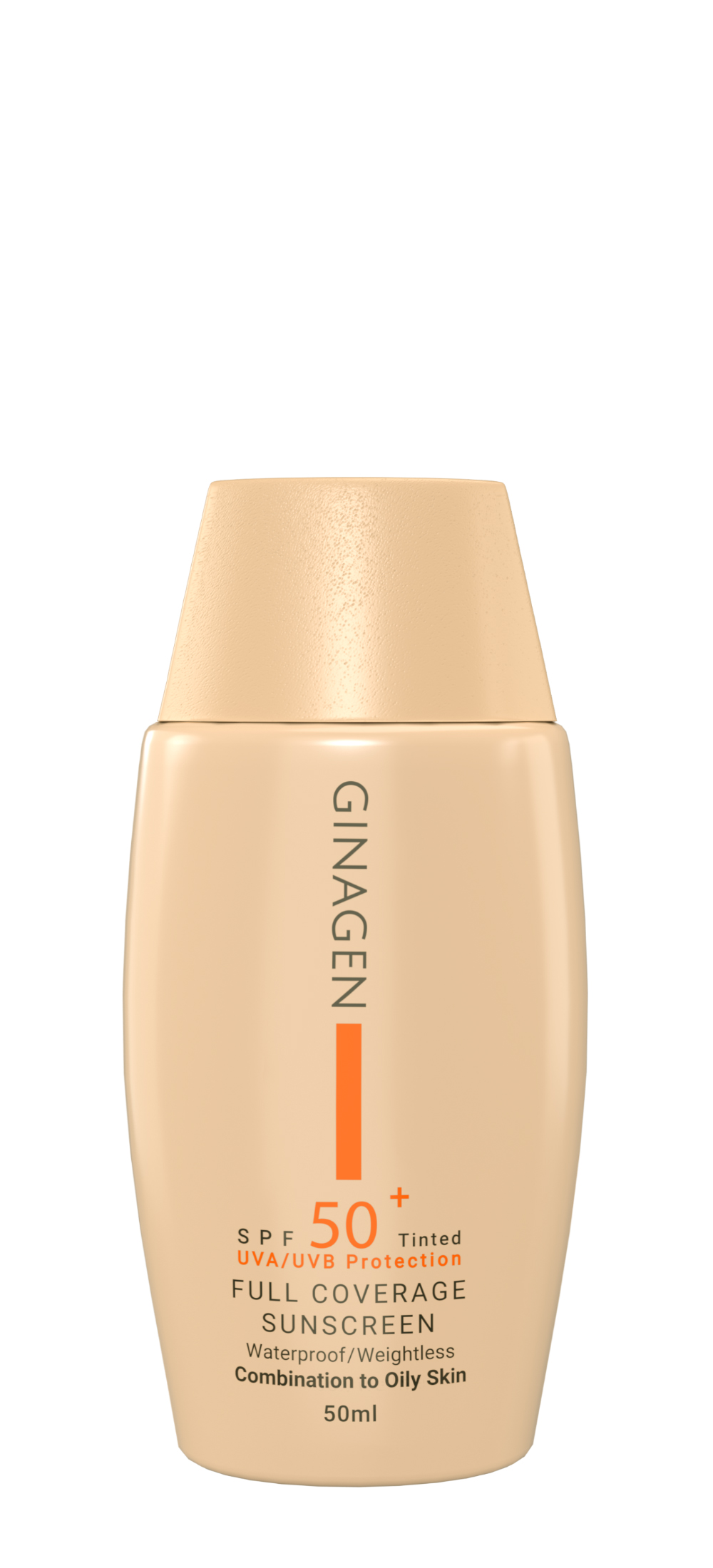 ضد آفتاب رنگی پوست چرب ژیناژن ضد آفتاب رنگی پوست چرب ژیناژن