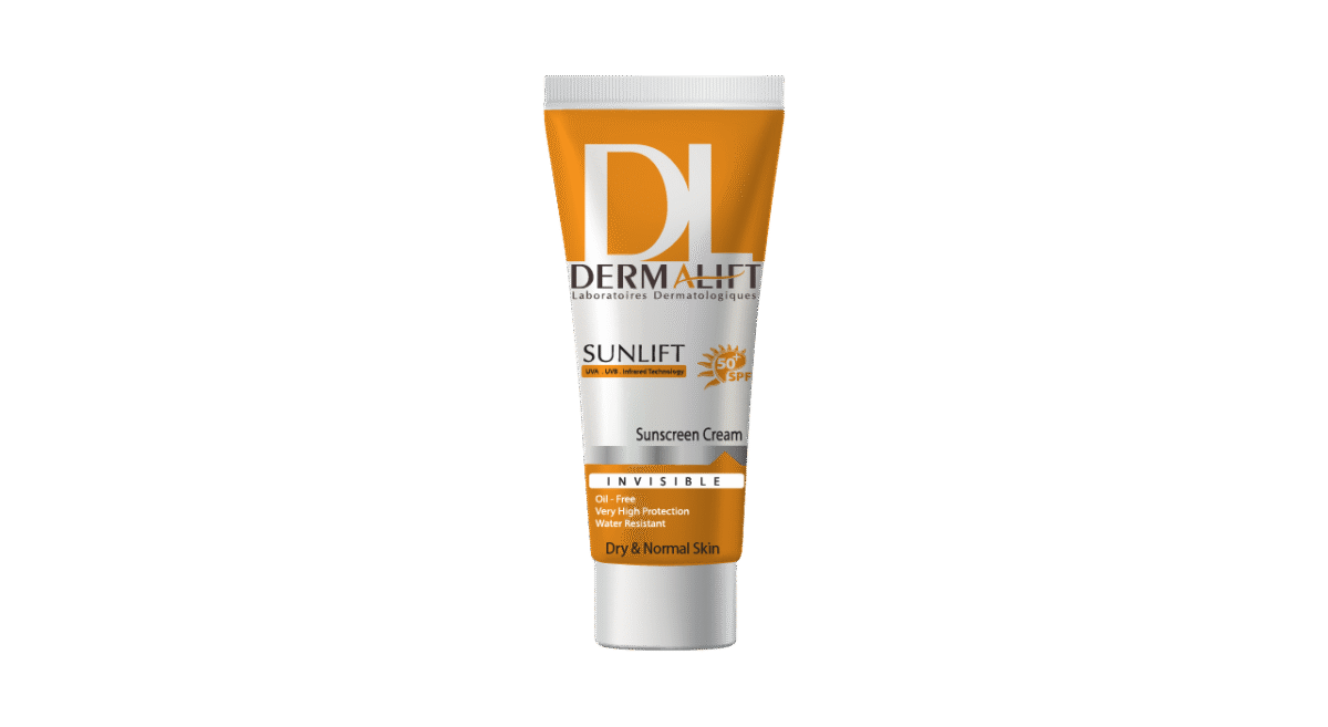 کرم ضد آفتاب غیر رنگی مناسب پوست خشک | شرکت درمالیفت