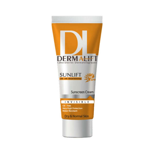 کرم ضد آفتاب غیر رنگی مناسب پوست خشک | شرکت درمالیفت