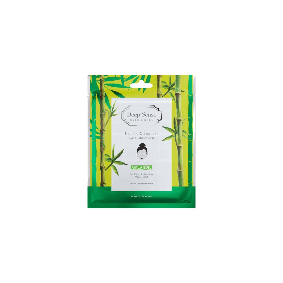 ماسک ورقه‌ای بامبو و درخت چای دیپ سنس