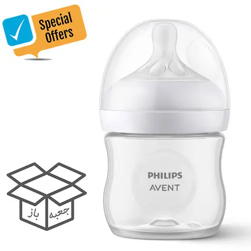 شیشه شیر نچرال فیلیپس اونت 125 میل openbox | فیلیپس اونت