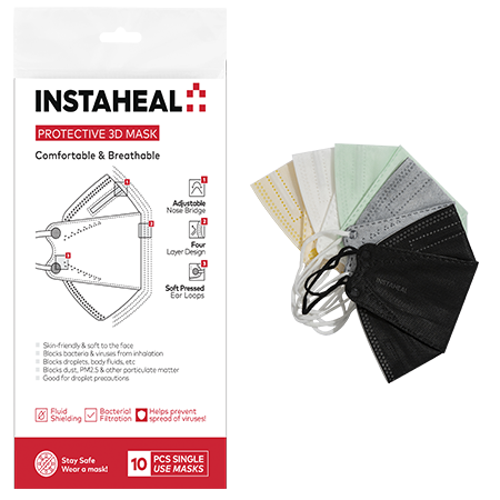 ماسک تنفسی 4 لایه سه بعدی | اینستاهیل