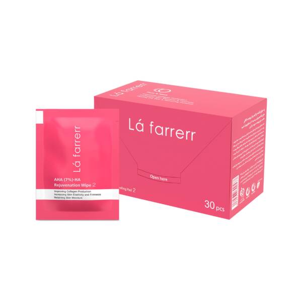 پد شماره 2 لافارر | پاکسازی کننده و لایه بردار پوست AHA(7%)-HA - لافارر