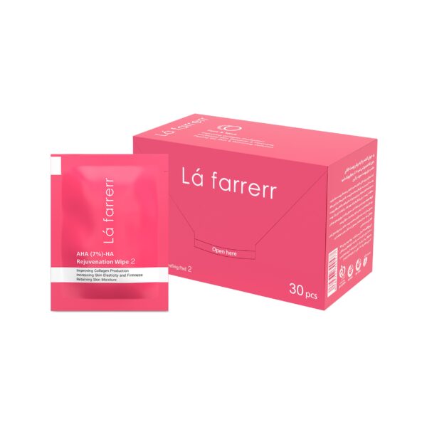 پد شماره 2 لافارر | پاکسازی کننده و لایه بردار پوست AHA(7%)-HA - لافارر