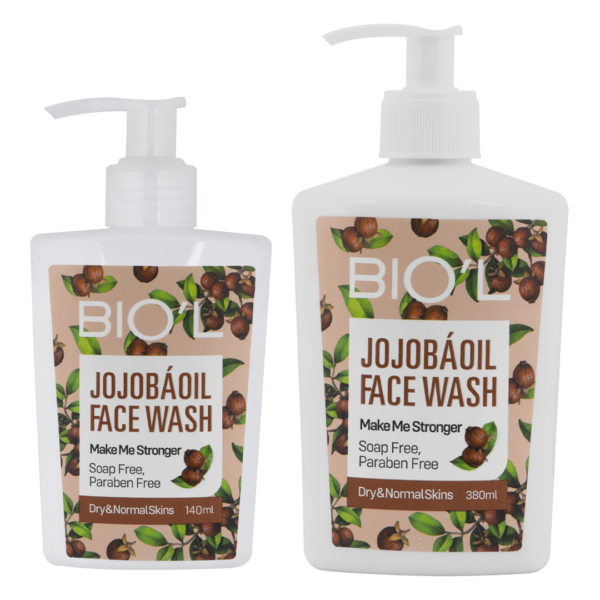 کرم ژل شستشوی صورت Jojoba oil مناسب پوست خشک و نرمال بیول