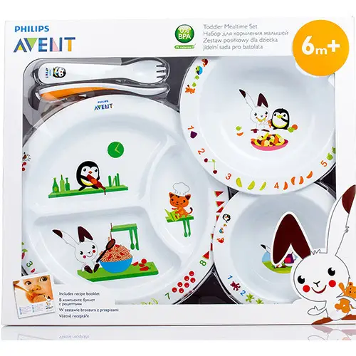 ست کاسه کوچک و بزرگ ، بشقاب ، قاشق و چنگال | فیلیپس اونت