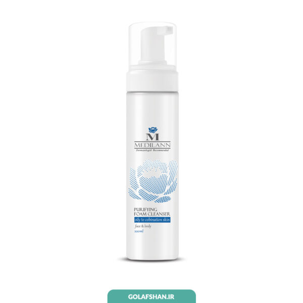 فوم شستشوی صورت و بدن مدیلن مناسب پوست چرب و مختلط