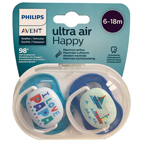 پستانک التراایر Happy مدل آی لاو PAPA| فیلیپس اونت