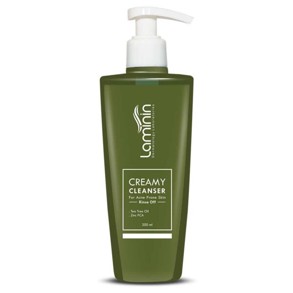 شوینده کرمی لامینین مناسب پوست مستعد جوش