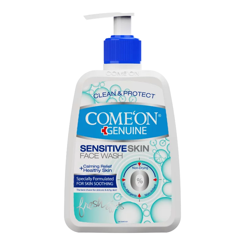 ژل شستوشوی صورت پوست حساس کامان ژل شستوشوی صورت پوست حساس کامان