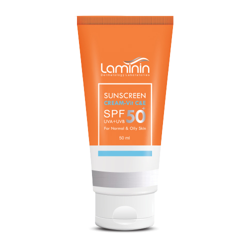 کرم ضد آفتاب بی رنگ لامینین SPF50