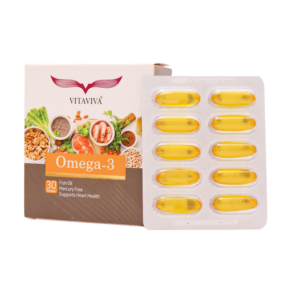 Vitaviva-Omega-3-30-Softgel قرص امگا 3 ویتاویوا Omega 3