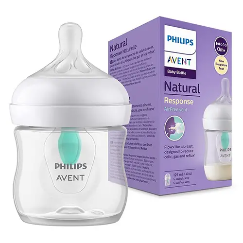 شیشه شیر سوپاپ دار 125 میلی philips avent | فیلیپس اونت