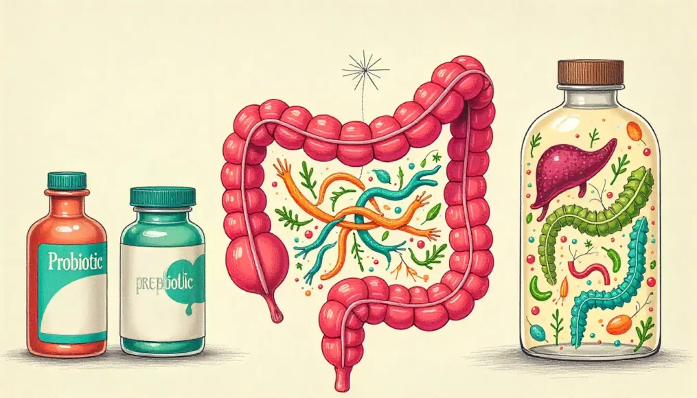 نقش میکروبیوم روده در پردازش مکمل غذایی