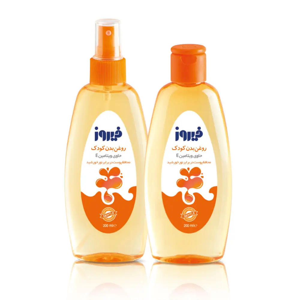 روغن بدن حاوی ویتامین E فیروز | گروه بهداشتی فیروز روغن بدن حاوی ویتامین E فیروز | گروه بهداشتی فیروز