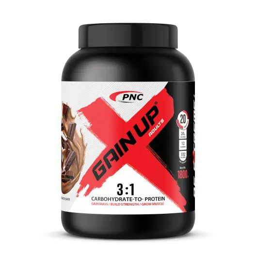 پودر گین آپ بزرگسالان پی ان سی کارن 1800 گرم با طعم شکلات