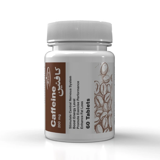 قرص کافئین کارن 60 عددی: مکمل تخصصی افزایش تمرکز، انرژی و چربی‌سوزی