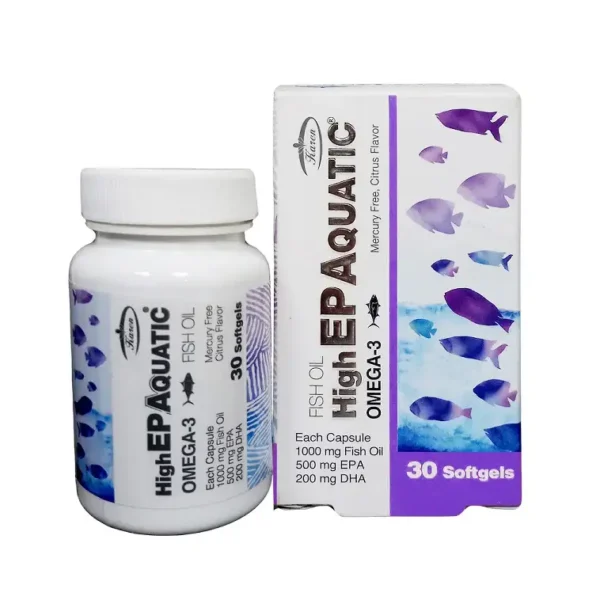 سافت ژل امگا 3 EPA آکواتیک بالا 1000 میلی‌گرم کارن