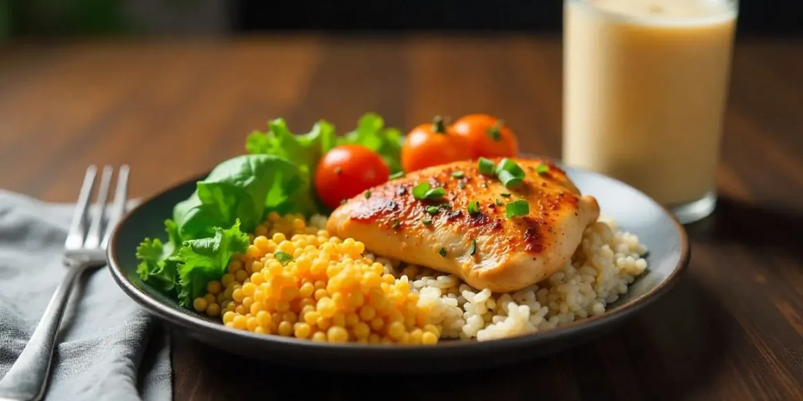 ترکیب مکمل بعد تمرین با تغذیه سالم