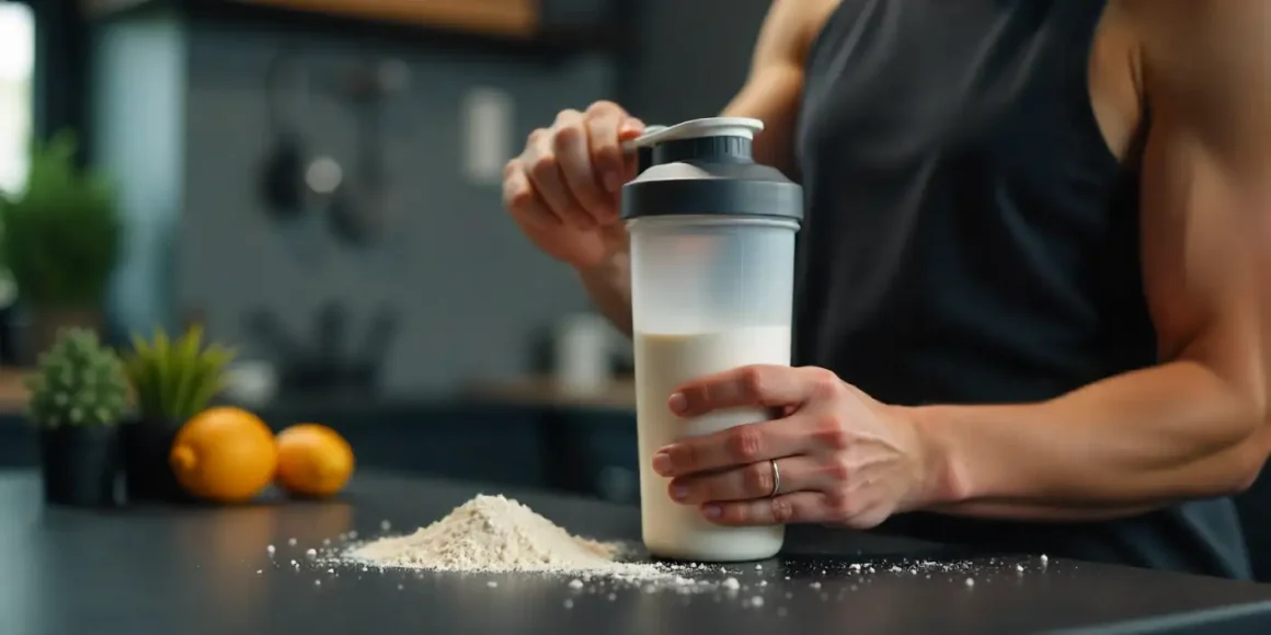 آماده کردن مکمل قبل تمرین