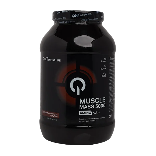 پودر گینر ماسل مس کیو ان تی طعم شکلات وزن 3000 گرمی