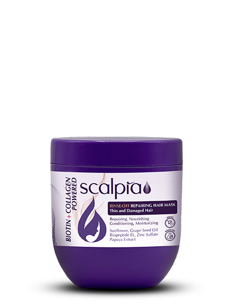 ماسک مو حاوی بیوتین و کلاژن(نیاز به آبکشی) - اسکالپیا | Scalpia