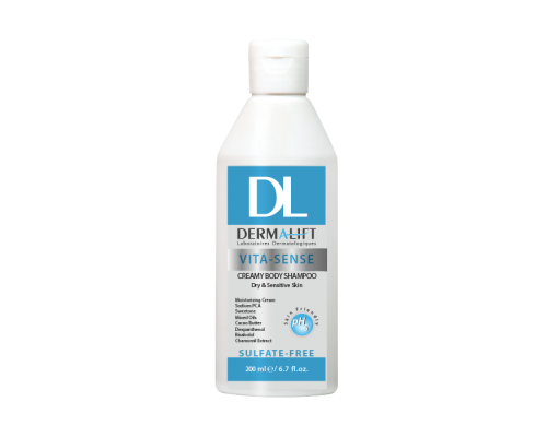 شامپو بدن کرمی درمالیفت پوست خشک ویتا سنس 200 میلی لیتر