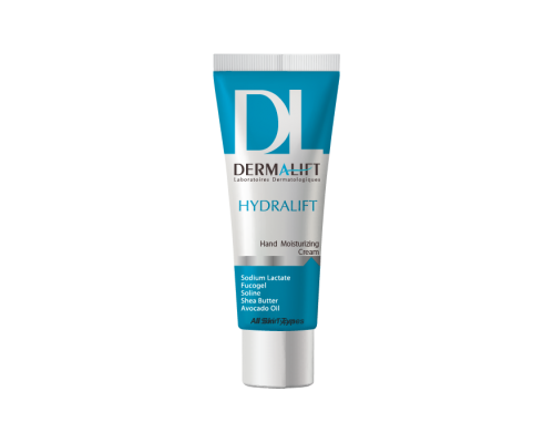 کرم مرطوب کننده دست درمالیفت مدل هیدرالیفت مناسب انواع پوست 75 میلی لیتر