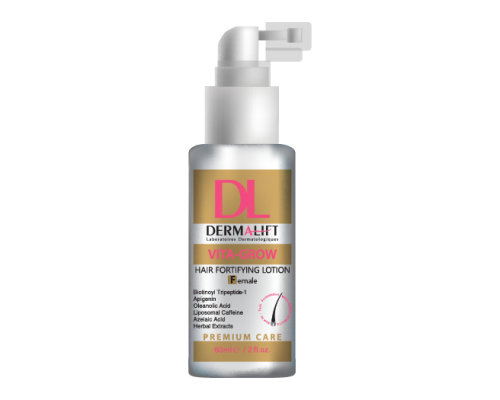 لوسیون تقویت کننده موی سر بانوان درمالیفت