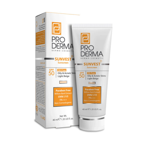 کرم ضد آفتاب پرودرما فاقد چربی با SPF50 - Proderma | پرودرما