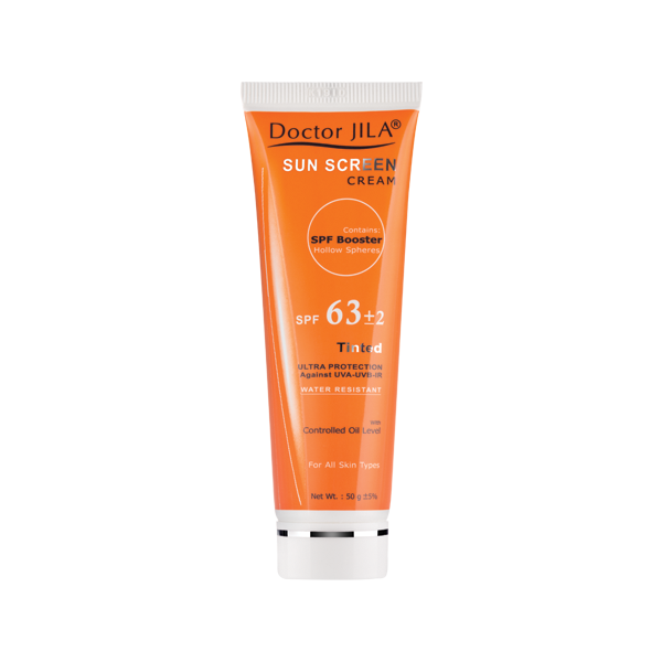 کرم ضد آفتاب ‌رنگی Spf63 دکتر ژیلا