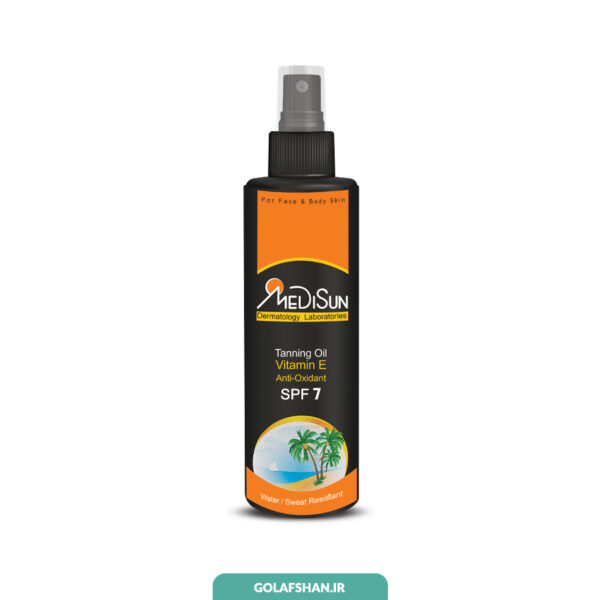 خرید روغن آفتاب گردان مدیسان SPF7حجم 200میلی لیتر+قیمت مناسب