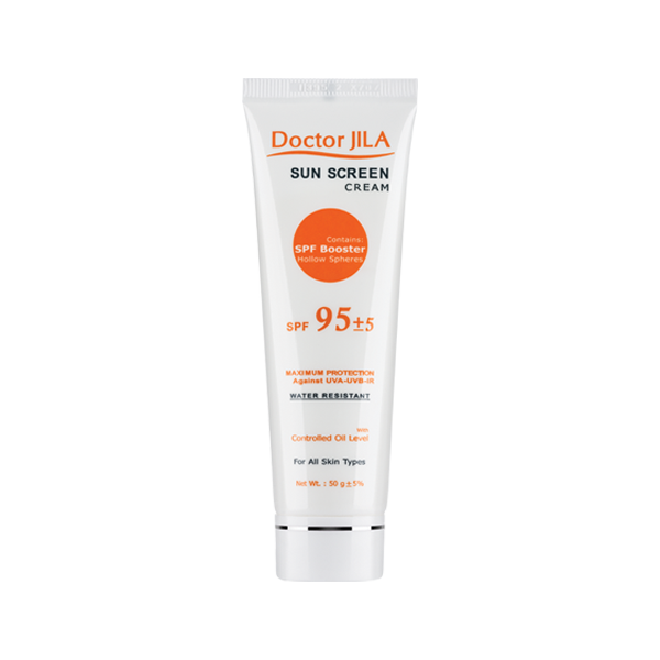 کرم ضد آفتاب بی‌رنگ Spf95 دکتر ژیلا