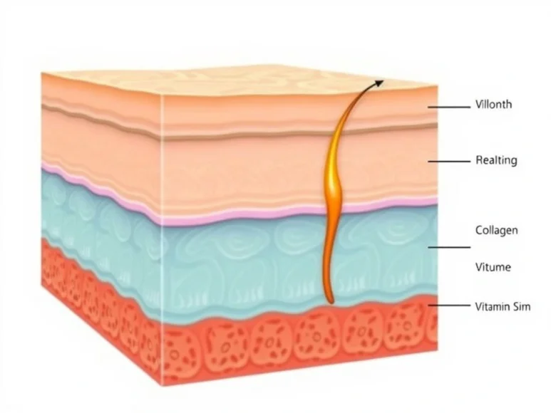 نقش مکمل ویتامین C در روند پیری پوست