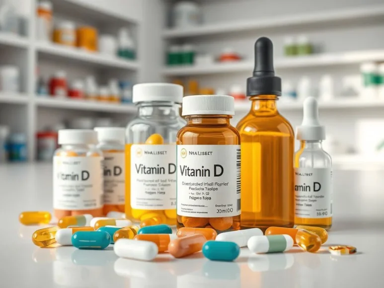 اشکال مختلف مکمل ویتامین D