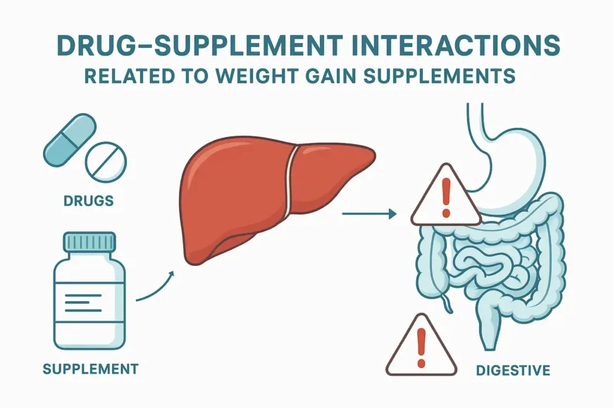 تداخل مکمل برای افزایش وزن و داروها