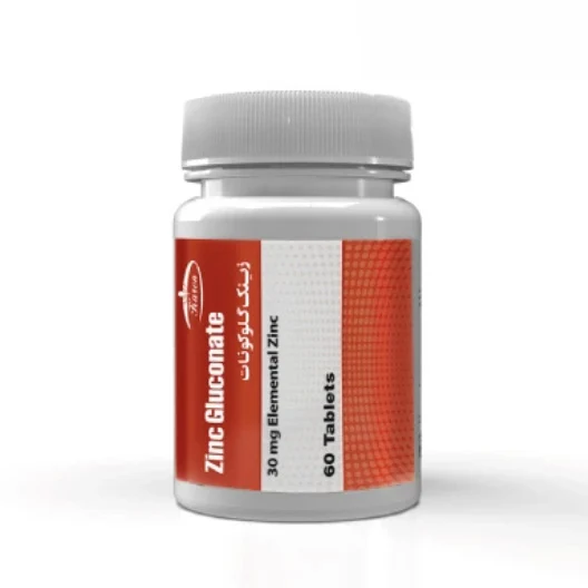 قرص زینک گلوکونات 30 میلی گرم 60 عددی کارن