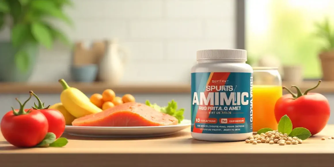 مکمل آمینو اسید ورزشی در کنار تغذیه مناسب