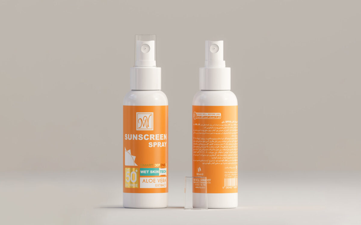 اسپری ضد آفتاب مای SPF50 حجم ۱۰۰ میلی لیتر فاقد چربی مناسب انواع پوست اسپری ضد آفتاب مای SPF50 حجم ۱۰۰ میلی لیتر فاقد چربی مناسب انواع پوست