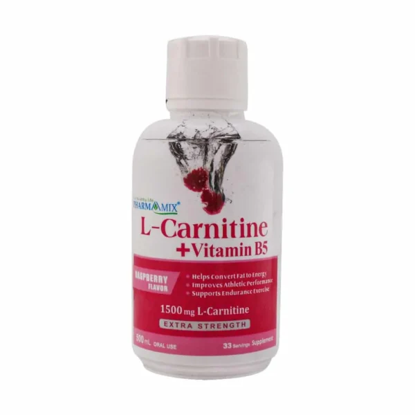 ال کارنیتین+ویتامین B5 فارمامیکس تمشک 500 میلی لیتر