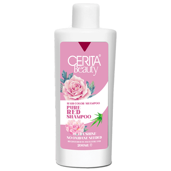 شامپو رنگساژ قرمز سریتا بیوتی