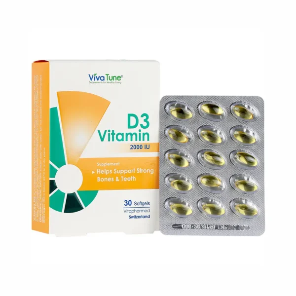 سافت ژل ویتامین D3-2000 ویواتیون