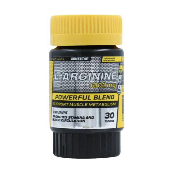قرص ال آرژنین 1000 میلی گرم ژن استار 30 عددی