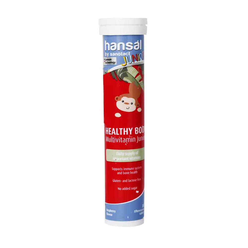 قرص جوشان مولتی ویتامین جونیور هانسال قرص جوشان مولتی ویتامین جونیور هانسال