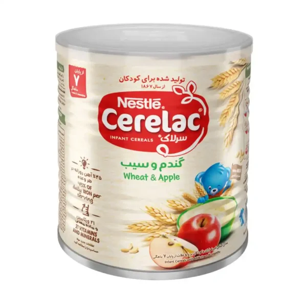 پودر سرلاک گندم و سیب نستل Cerelac