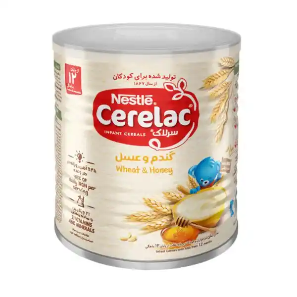 پودر سرلاک گندم و عسل نستل Cerelac پودر سرلاک گندم و عسل نستل Cerelac